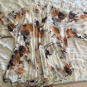 Chiffon kimono style cardigan